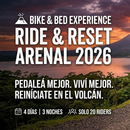 Ride & Reset Arenal 2026 — Retreat de Ciclismo + Longevidad